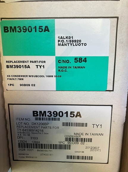 BMW X5 E53 Ilmastoinnin Lauhdutin 00-06