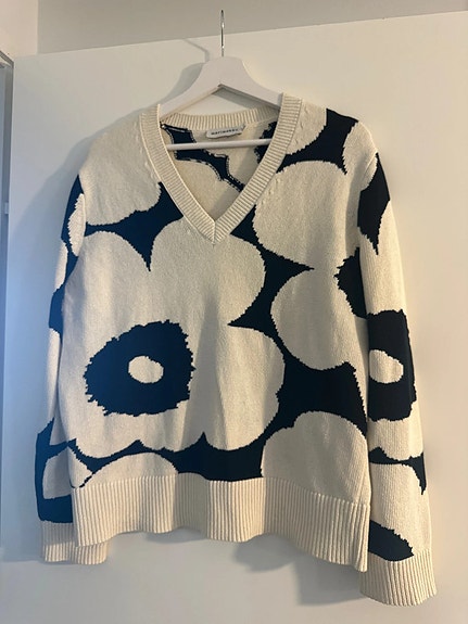 Marimekko päivä unikko neulepaita XS, kuin uusi