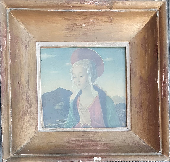 Madonna taulu kultakehyksissä