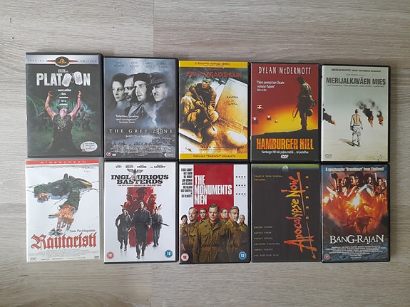 DVD sota elokuvia