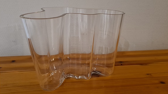 Iittala Aalto maljakko 160 mm kirkas