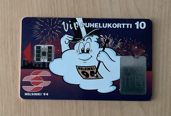Puhelinkortteja;  MM-jääkiekko 1997, EM-yleisurheilu 1994