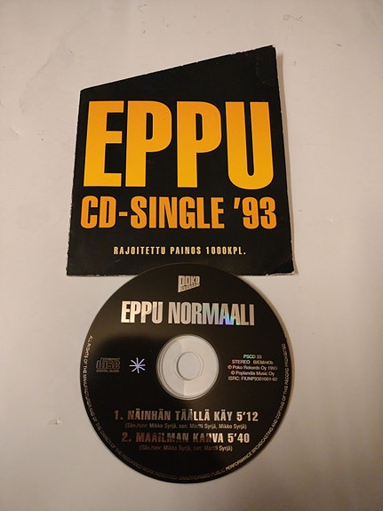 Eppu Normaali  – Näinhän Täällä Käy CD single