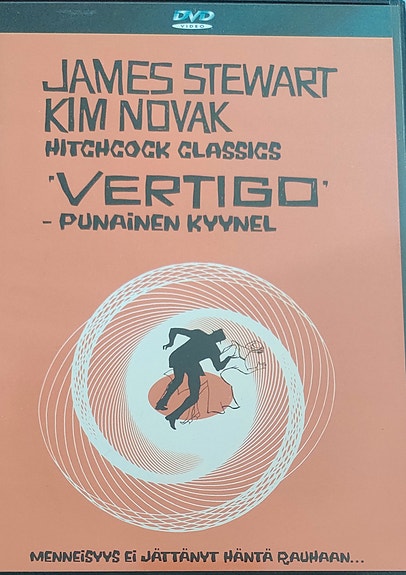 Vertigo – Punainen kyynel Alfred Hitchcock DVD (1958)