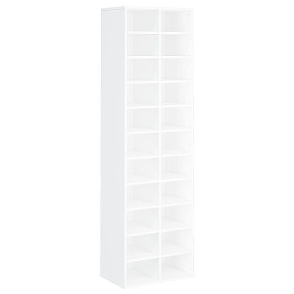 vidaXL Kenkäkaappi valkoinen 54x34x183 cm lastulevy(sku800369