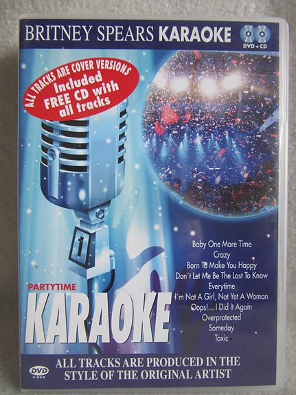 Partytime karaoke Britney Spears cd+dvd