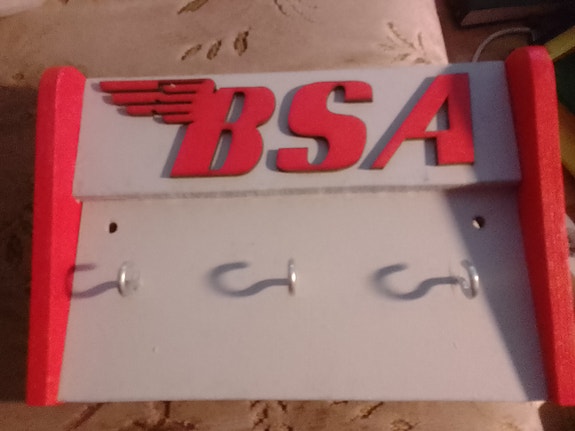 BSA avain naulakko pieni puinen
