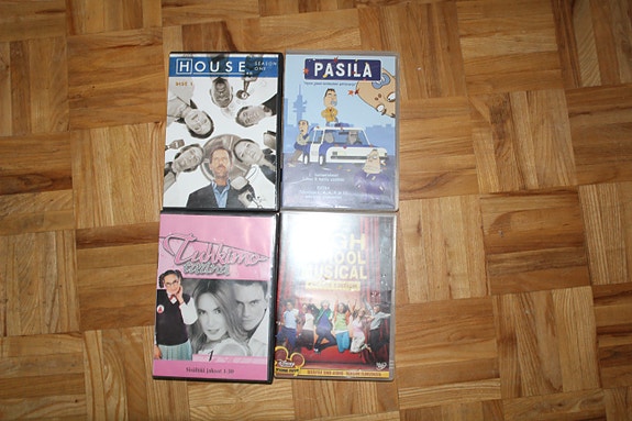 House seas1 levy1, High school musical enc e, Pasila1 kausi, Tuhkimotarina 1-30