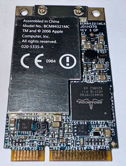 Apple Mini PCI-E WI-FI verkkokortti