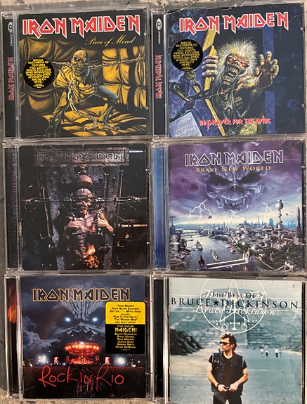 Iron Maiden CD -levyt