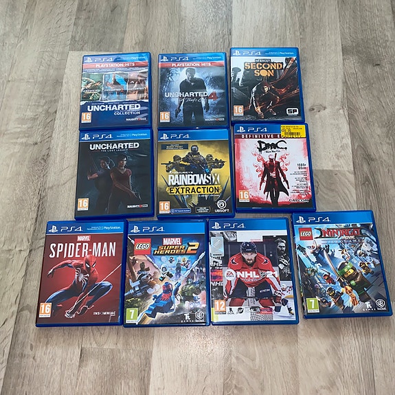 PS4 pelejä