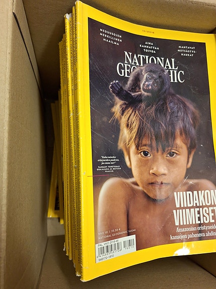 National Geographic Suomi -lehden numeroita 2009-2018