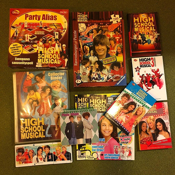 Jättipaketti High School Musical -tavaroita