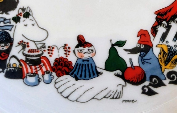 Muumilautanen, Tove Jansson, Muumi, 1990 Arabia. Ei tuotannossa
