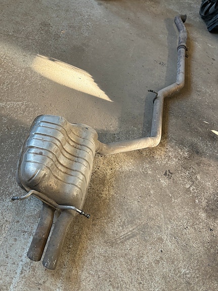 Mercedes Benz C 200 cdi w204 vm.11 om651 pakoputken loppuosa  A2044903635