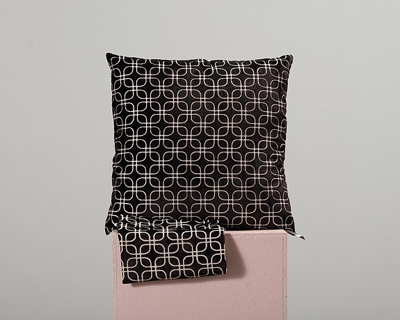 Mio Sixty tyynynpäällinen 60 x 60 cm musta, 2 kpl setti