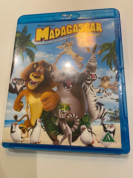 Madagascar elokuva blu ray