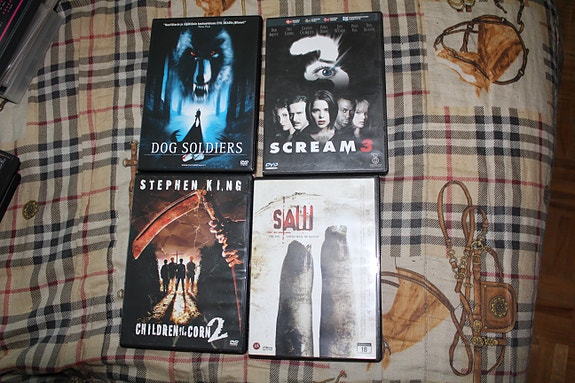 Stephen King Children of the corn 2, Saw, Dog soldiers, Scream 3