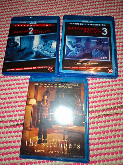 Paranormal Activity 2 ja 3, the strangers