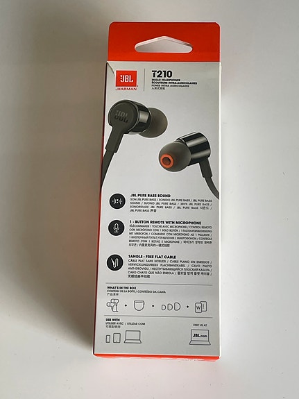JBL T210 in-ear kuulokkeet