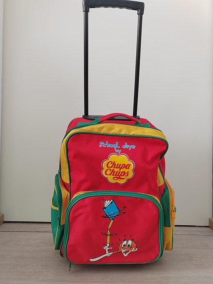 Retro vintage Chupa Chups matkalaukku/reppu