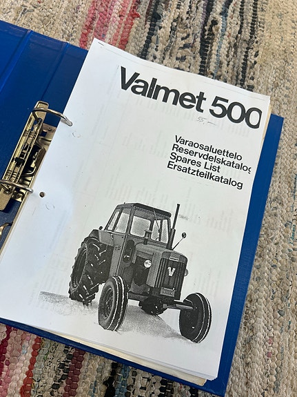 Valmet 500 Varaosaluettelo