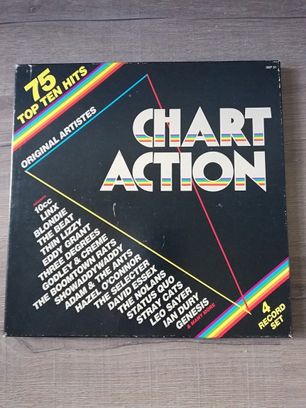 Chart Action 75 Top Ten Hits 4 Record Set (Original Artistes) IMP 91