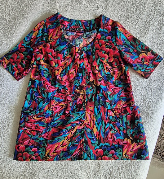 Kirjava vintage-tunika / M