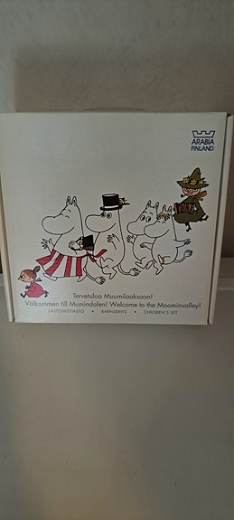 Muumi lasten astiasto Ilonen Perhe