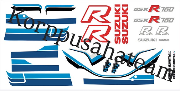 Suzuki GSX-R 750  F 85 teippisarja