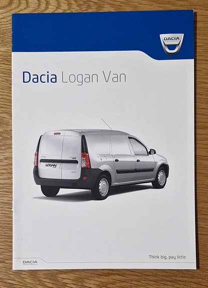 Dacia Logan Van -esite 2009