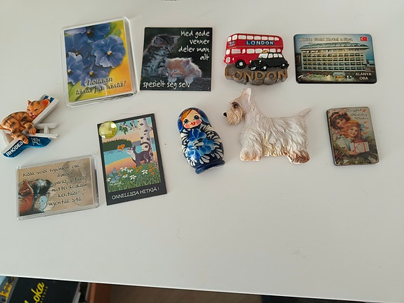 Hienoja MAGNEETTEJA  10 kpl,,katso kaikki kuvat