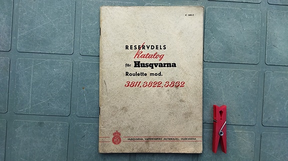 1958 Husqvarna Roulette mopo Varaosaluettelo