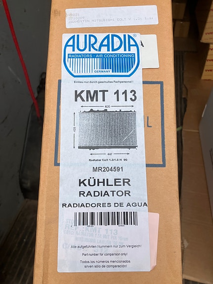 Mitsubishi Colt/Lancer 1.3/1.6 Jäähdytin 96-03