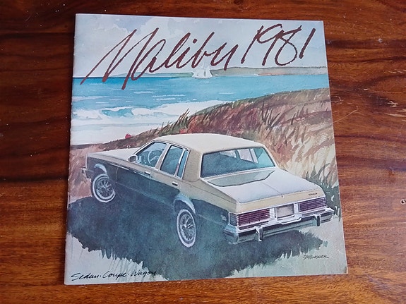 Chevrolet Malibu 1981 -myyntiesite