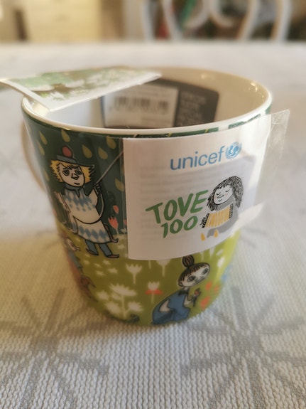 Tove 100 juhlavuosi muumimuki, uusi