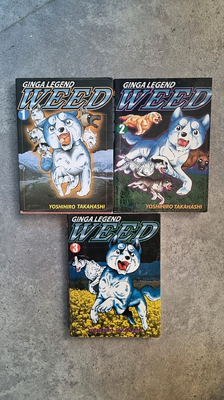 weed -mangapokkari osat 1-3, englanninkieliset