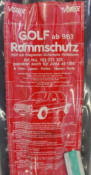Votex kylkilistasarja Golf/Jetta Mk2