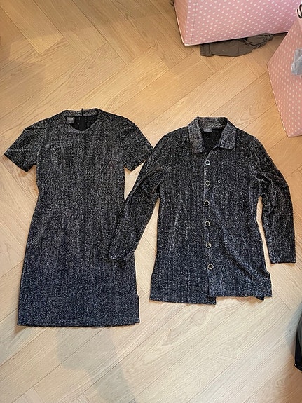 Vintage juhlamekko / kotelomekko ja jakku
