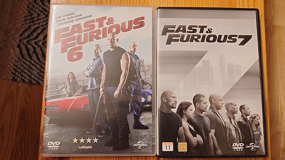 Fast and furious 6 ja 7
