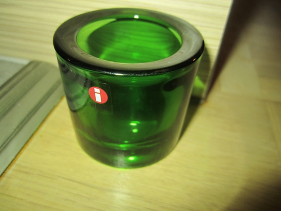 Marimekko Iittala Kivi tuikku vihreä