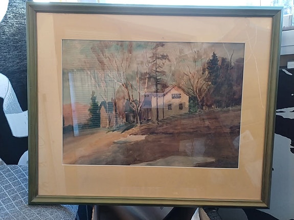 Retro taulu A.Suutarinen 64x53 cm