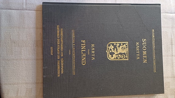 Erkki-Sakari Harju: Suomen kartta 1920. Näköispainos.