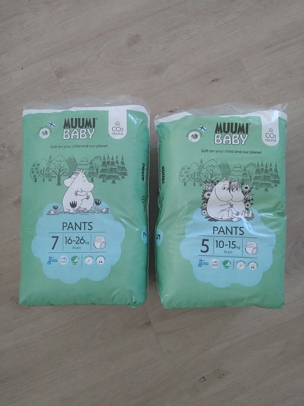 Muumi housuvaipat 5+7