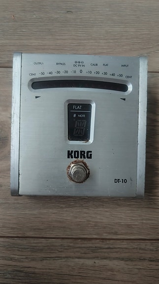 Korg DT-10 guitar tuner.