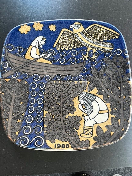 Arabian Kalevala lautanen