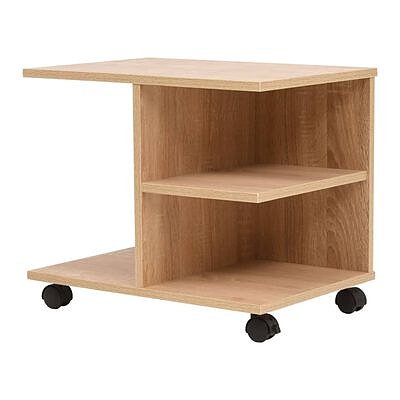 245724 vidaXL Hylly pyörillä 50x35x42 cm tammi(sku245723