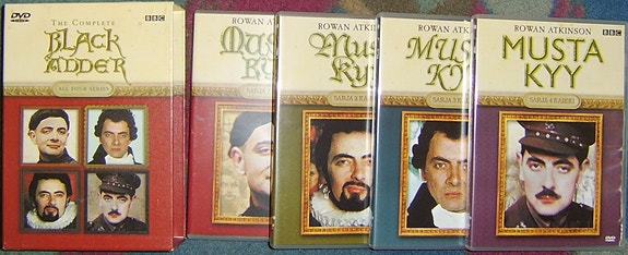 Musta kyy DVD boksi (sarjat 1-4)
