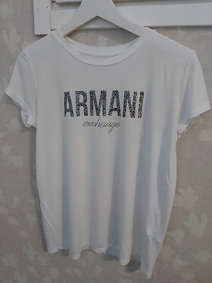 Armani valkoinen T-Paita