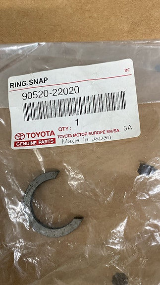 Toyota vaihteiston lukkorengas 90520-22020